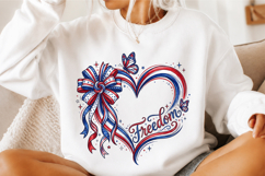 4th of July Brushstroke hearts png Product Image 2
