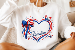 4th of July Brushstroke hearts png Product Image 3