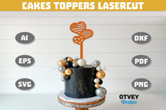 4th Of July Cakes Toppers Laser Cut Product Image 2