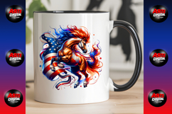 Patriotic Eagle USA, Flag 4th of July PNG Product Image 8
