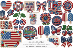 4th of July Clipart Bundle Product Image 1