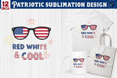 Patriotic sublimation | 4th of July | Sunglasses Product Image 1