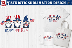 Patriotic sublimation | 4th of July | Gnomes clipart Product Image 1