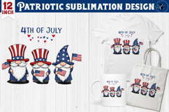 Patriotic sublimation | 4th of July | Gnomes clipart Product Image 1