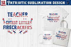 Patriotic sublimation | 4th of July | Teacher Clipart Product Image 1