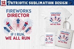 Patriotic sublimation | 4th of July | Fireworks Clipart Product Image 1