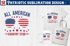 Patriotic sublimation | 4th of July | Sunglasses Product Image 1