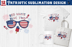 Patriotic sublimation | 4th of July | Sunglasses Clipart Product Image 1