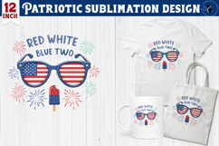 Patriotic sublimation | 4th of July | Sunglasses Clipart Product Image 1