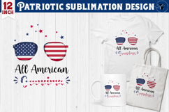 Patriotic sublimation | 4th of July | Sunglasses Clipart Product Image 1