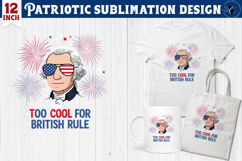 Patriotic sublimation | 4th of July | George Washington Product Image 1