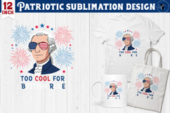 Patriotic sublimation | 4th of July | George Washington Product Image 1