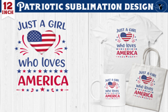 Patriotic sublimation | 4th of July | Patriotic Heart Product Image 1