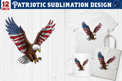 Patriotic sublimation | 4th of July | Bald Eagle clipart Product Image 1