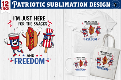 Patriotic sublimation | 4th of July | Food Characters Product Image 1