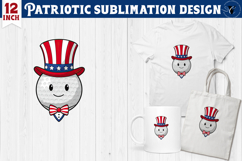 Patriotic sublimation | 4th of July | Golf Ball Clipart Product Image 1