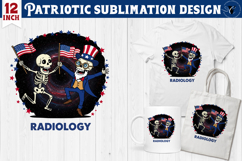 Patriotic sublimation | 4th of July | Radiology Clipart Product Image 1