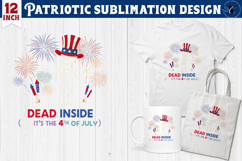 Patriotic sublimation | 4th of July | Skeleton Clipart Product Image 1