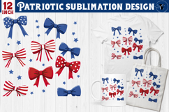 Patriotic sublimation | 4th of July | Bows Clipart Product Image 1