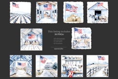 GlamArtZhanna, 4th of July clipart, 4th of July clip art, 4th of July images, Patriotic Farm png, Farm clipart, America illustration, America clipart, Patriotic girl png, 4th of July png, Patriotic clipart, USA illustrations, Country clip art, Patriotic F