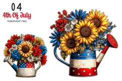4th Of July Clipart Patriotic Sublimation Design Product Image 1