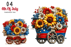 4th Of July Clipart Patriotic Sublimation Design Product Image 1
