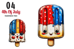 4th Of July Clipart ,Patriotic Sublimation Design Product Image 1