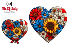 4th Of July Clipart Patriotic Sublimation Design Product Image 1