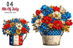 4th Of July Clipart Patriotic Sublimation Design Product Image 1