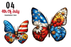 4th Of July Clipart ,Patriotic Sublimation Design Product Image 1
