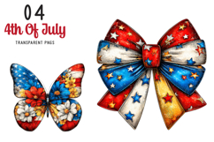 4th Of July Clipart Patriotic Sublimation Design Product Image 1