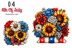 4th Of July Clipart Patriotic Sublimation Design Product Image 1