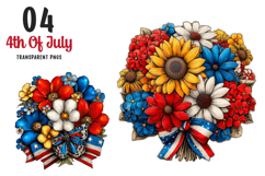 4th Of July Clipart ,Patriotic Sublimation Design Product Image 1