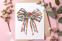 4th Of July Coquette Bows Clipart Product Image 2