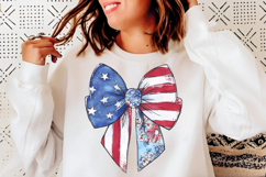 4th of July Coquette Png, American Girl Png Coquette Product Image 4