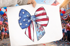 4th of July Coquette Png, American Girl Png Coquette Product Image 2