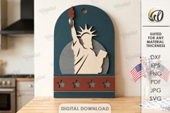 4Th Of July Cutting Boards Bundle Laser Cut. Kitchen SVG Product Image 6