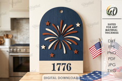 4Th Of July Cutting Boards Bundle Laser Cut. Kitchen SVG Product Image 12