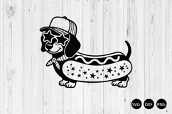 Dachshund 4th of July SVG, Dachshund SVG, 4th Of July Weiner Product Image 1