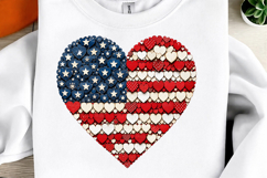 4th Of July Day Heart Brushstroke png Product Image 2