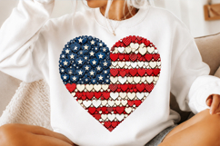 4th Of July Day Heart Brushstroke png Product Image 3