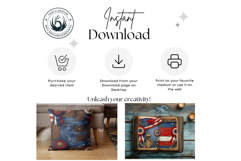 Vintage Americana &amp; Patriotic Digital Paper for 4th of july Product Image 15