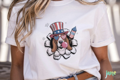 4th Of July Dog Breaking the Paper PNG Product Image 2