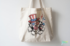 4th Of July Dog Breaking the Paper PNG Product Image 4