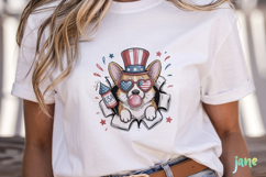 4th Of July Dog Breaking the Paper Bundle Product Image 5