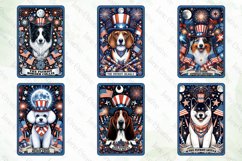 4th of July Dog Card Sublimation Bundle Product Image 6