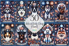 4th of July Dog Card Sublimation Bundle Product Image 1