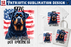 Patriotic sublimation bundle | 4th of July | Dog clipart Product Image 4