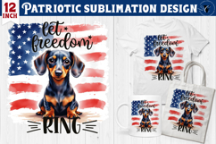 Patriotic sublimation bundle | 4th of July | Dog clipart Product Image 12