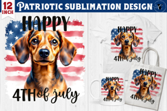 Patriotic sublimation bundle | 4th of July | Dog clipart Product Image 13